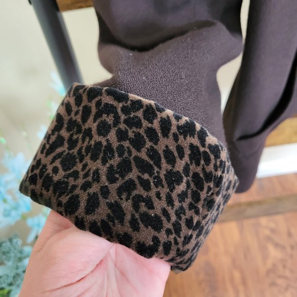 NWT Express Tailleur wool blend brown zip blazer jacket size S - Picture 4 of 10